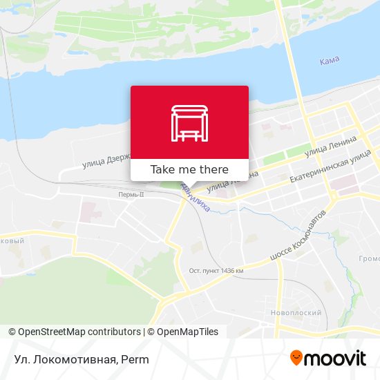 Ул. Локомотивная map
