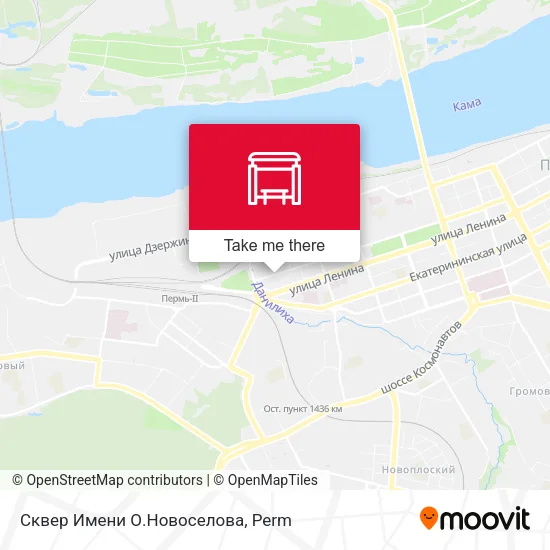 Сквер Имени О.Новоселова map