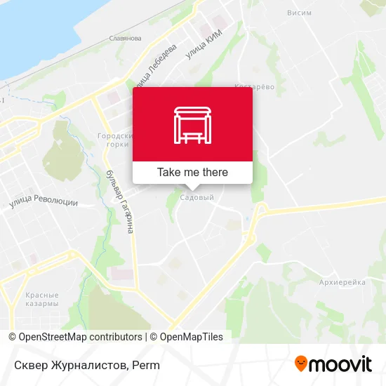 Сквер Журналистов map