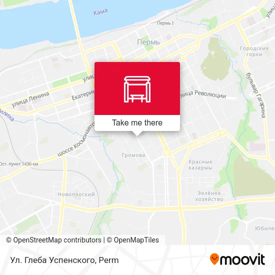 Ул. Глеба Успенского map