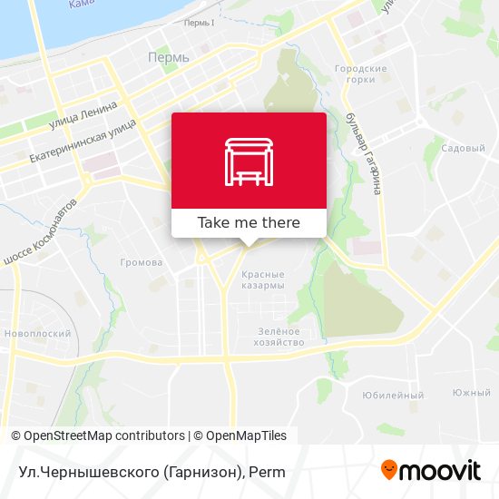 Ул.Чернышевского (Гарнизон) map