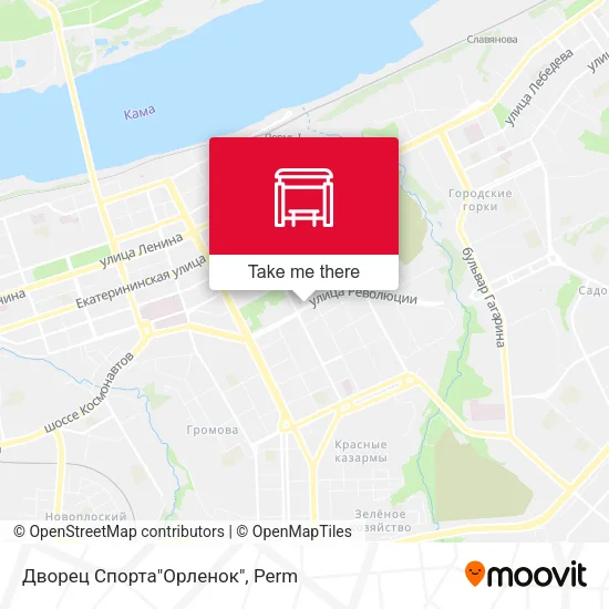 Дворец Спорта"Орленок" map
