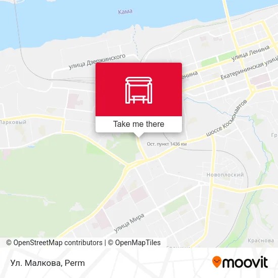 Ул. Малкова map