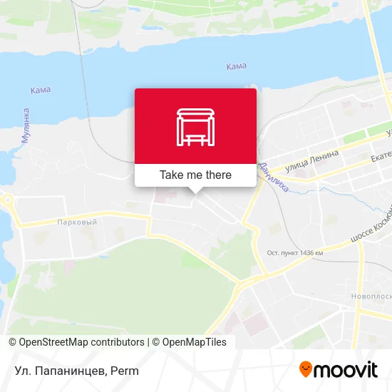 Ул. Папанинцев map
