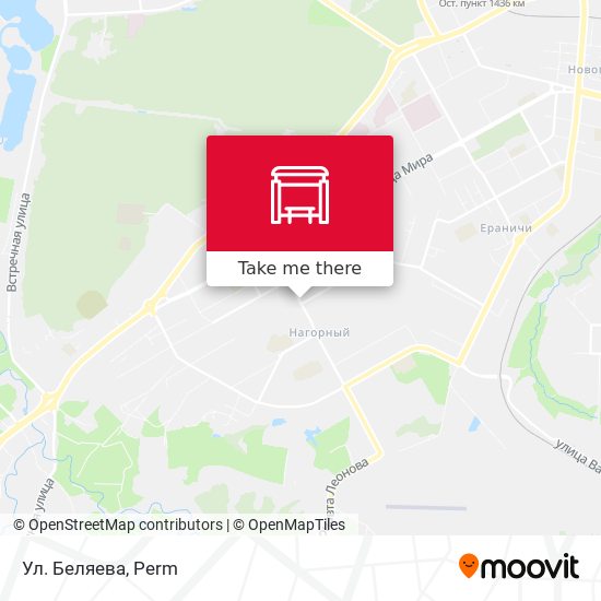Ул. Беляева map