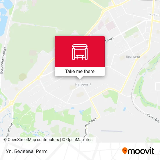 Ул. Беляева map