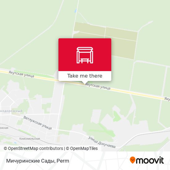 Мичуринские Сады map