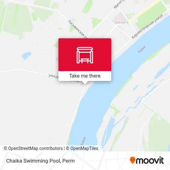Chaika Swimming Pool map