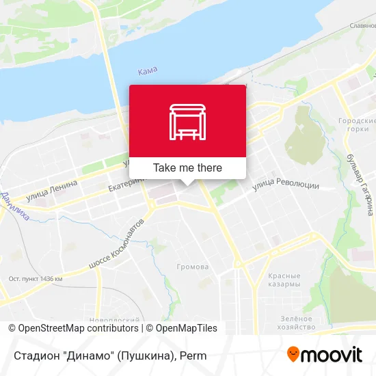 Стадион "Динамо" (Пушкина) map