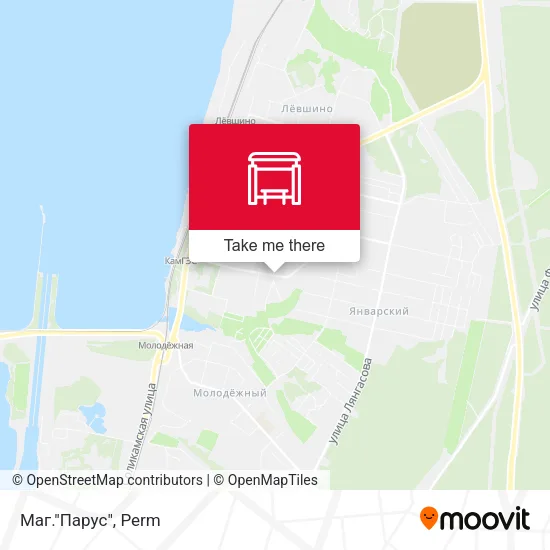 Маг."Парус" map