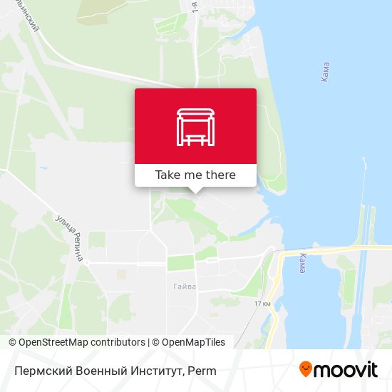 Пермский Военный Институт map