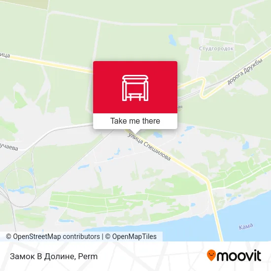 Замок В Долине map