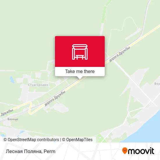 Лесная Поляна map