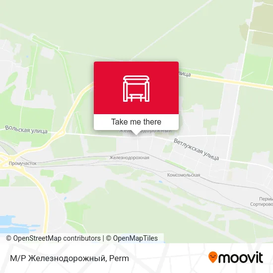 М/Р Железнодорожный map