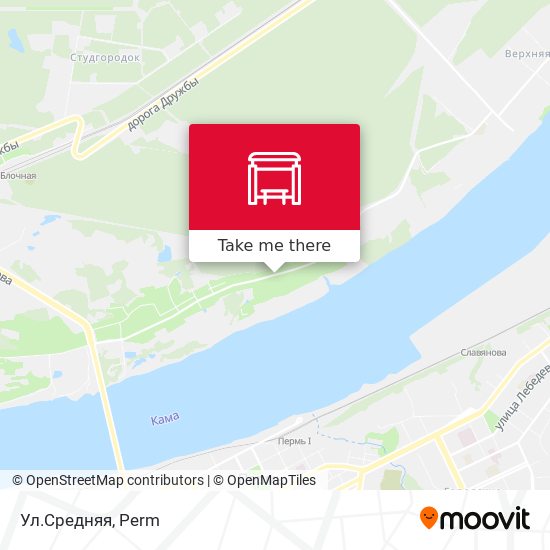 Ул.Средняя map