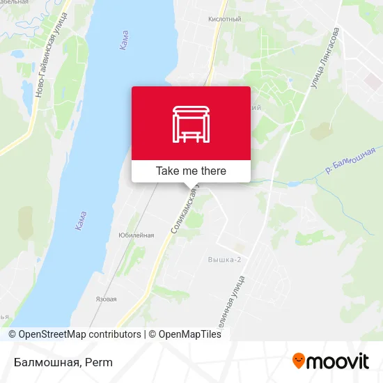 Балмошная map