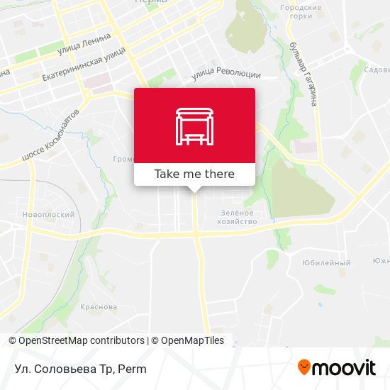 Ул. Соловьева Тр map