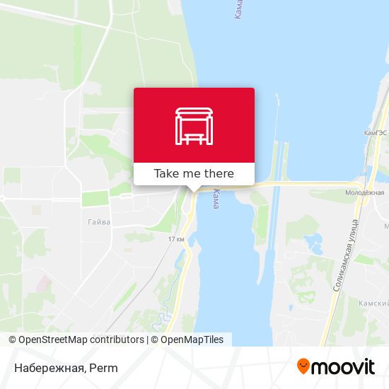 Набережная map
