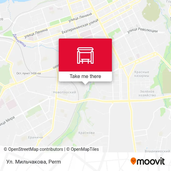 Ул. Мильчакова map