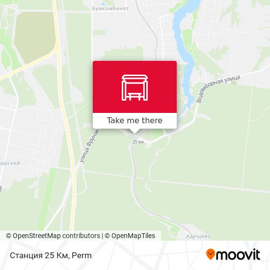 Станция 25 Км map