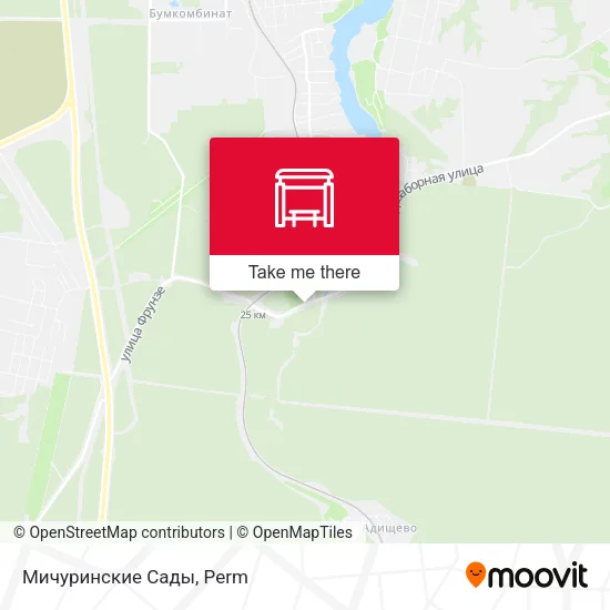Мичуринские Сады map