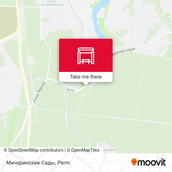 Мичуринские Сады map