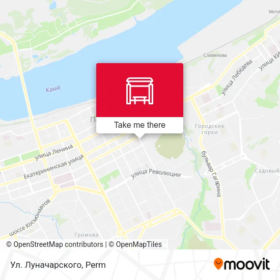 Ул. Луначарского map