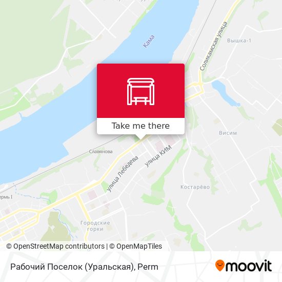 Рабочий Поселок (Уральская) map
