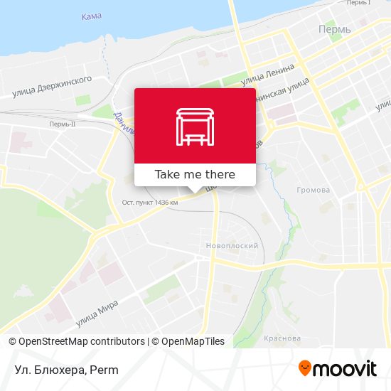 Ул. Блюхера map