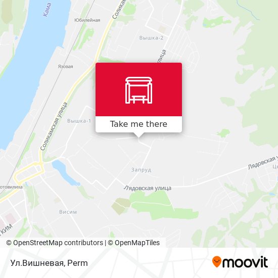 Ул.Вишневая map