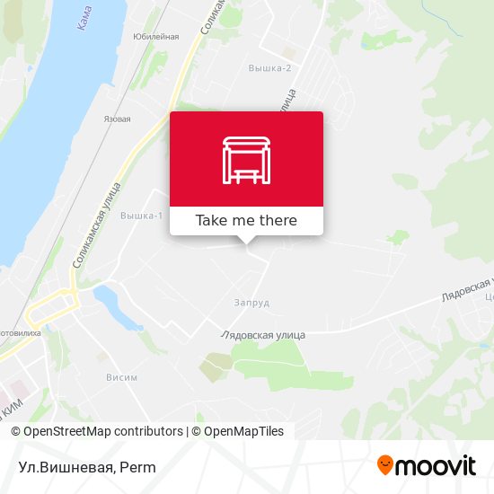 Ул.Вишневая map
