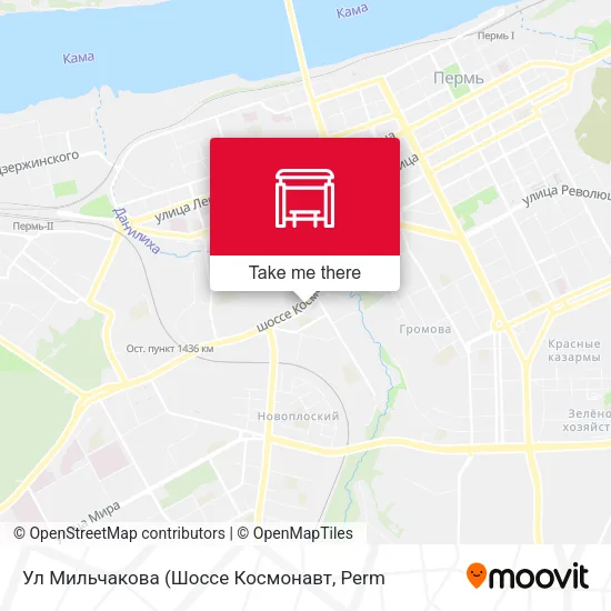 Ул Мильчакова map