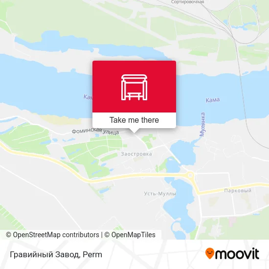 Гравийный Завод map