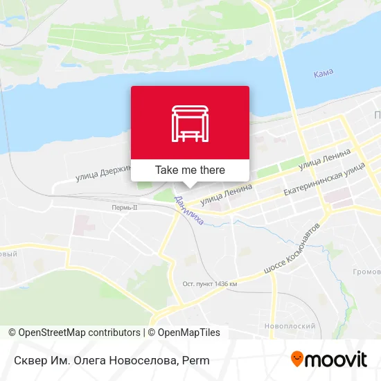 Сквер Им. Олега Новоселова map