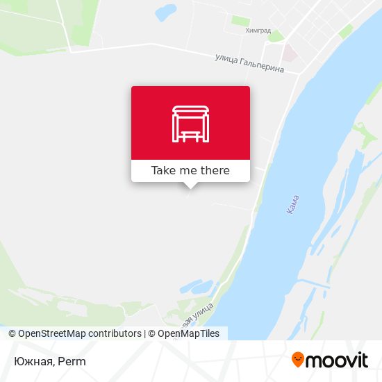 Южная map