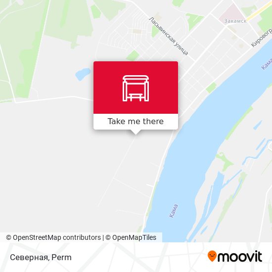 Северная map