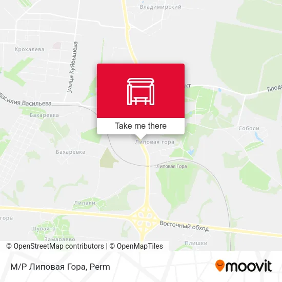 М/Р Липовая Гора map