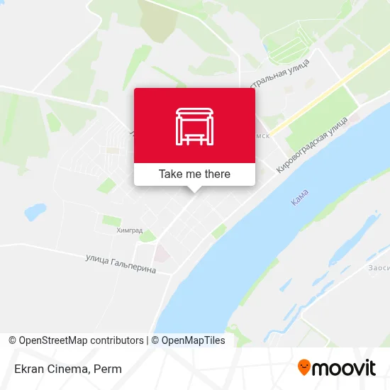Ekran Cinema map