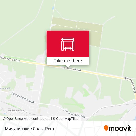 Мичуринские Сады map