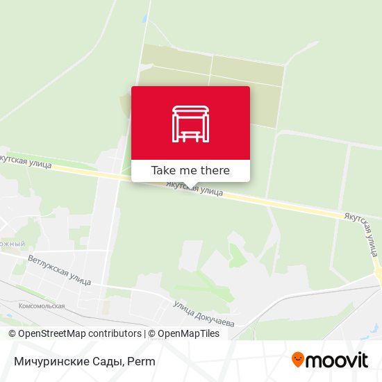 Мичуринские Сады map