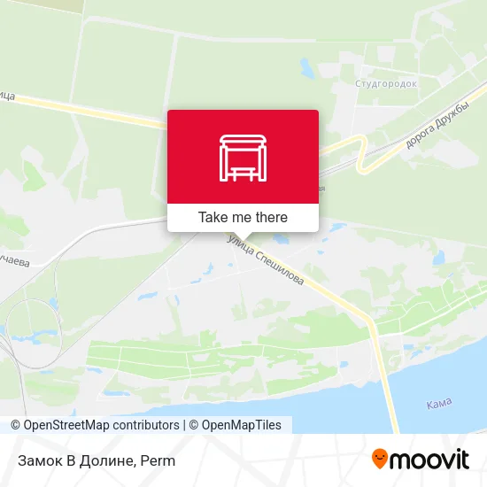 Замок В Долине map