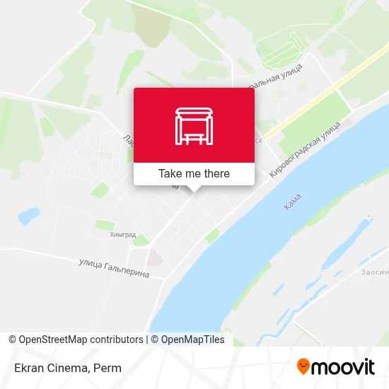 Ekran Cinema map