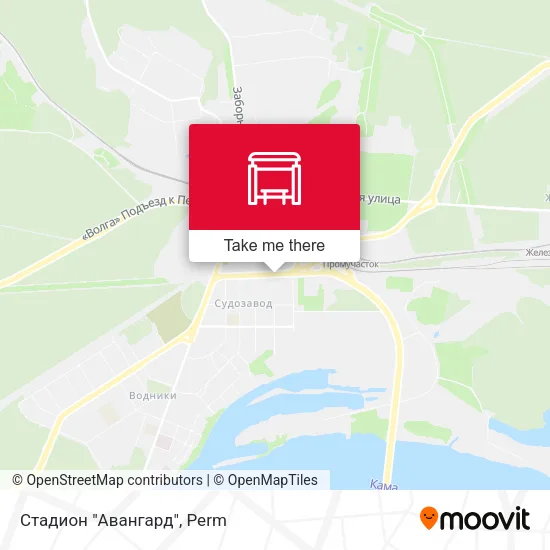 Стадион "Авангард" map