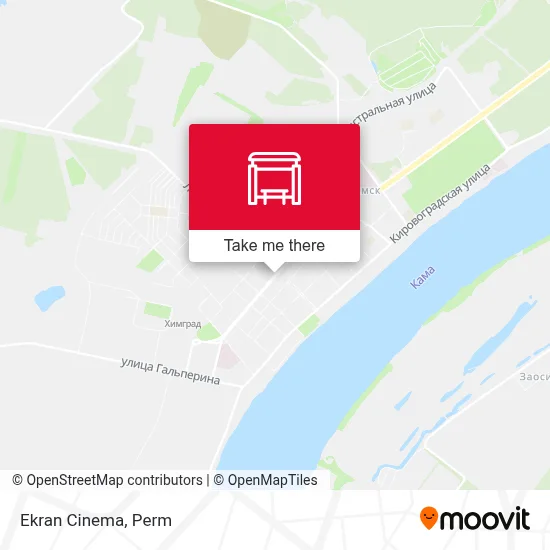 Ekran Cinema map