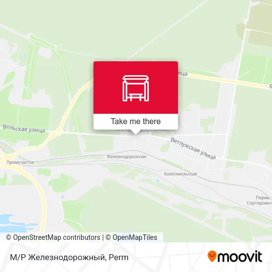 М/Р Железнодорожный map