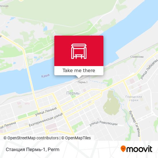 Станция Пермь-1 map