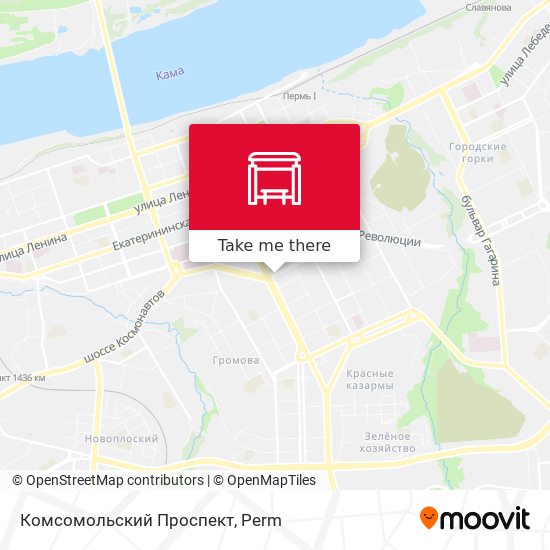 Комсомольский Проспект map