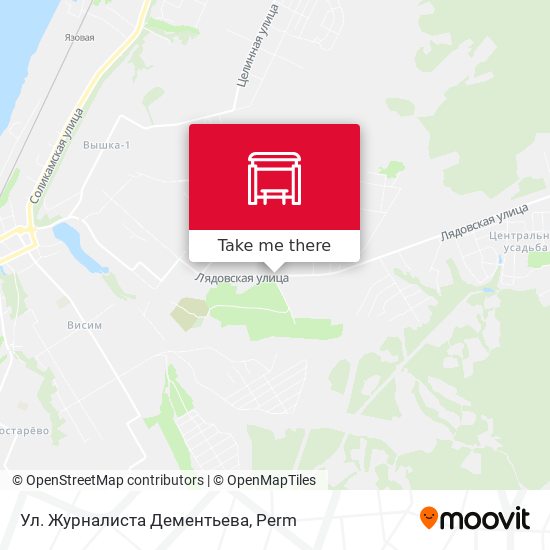 Ул. Журналиста Дементьева map