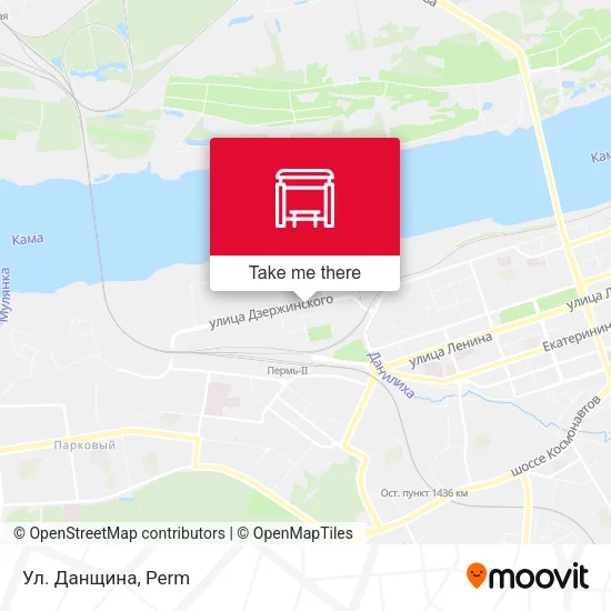 Ул. Данщина map