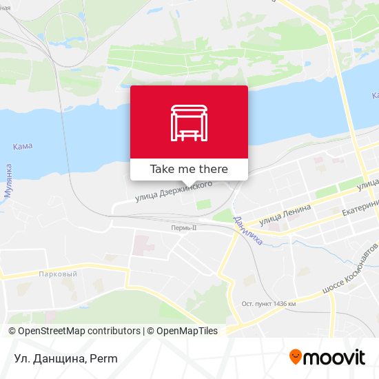 Ул. Данщина map